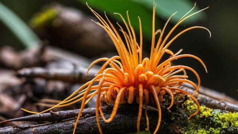Photo Cordyceps Mushrooms